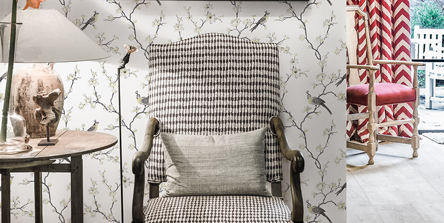 Обои Loymina La Belle Epoque BQ5 011 фото в интерьере